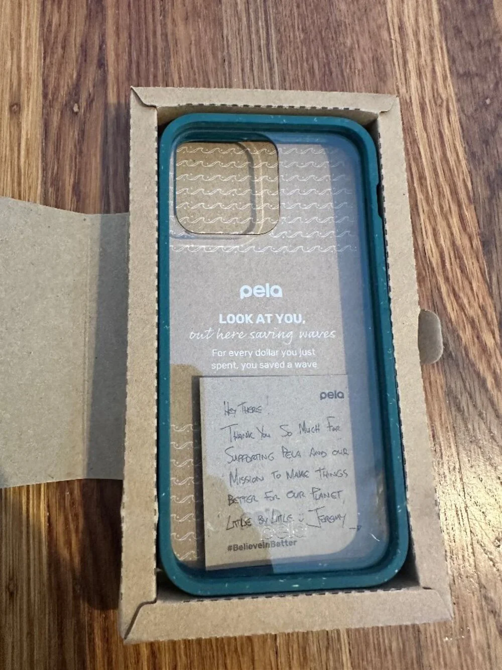 Pela Compostable Clear iPhone 14 Pro Max Case